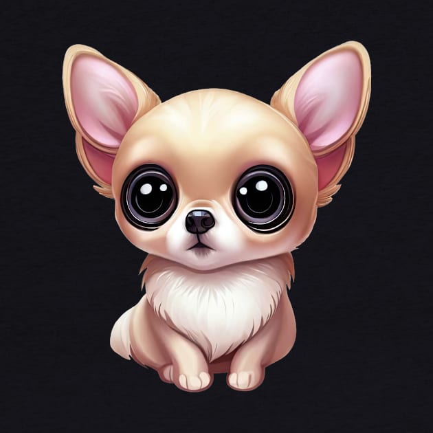 Small Version - Adorable Chihuahua by Art By Mojo
